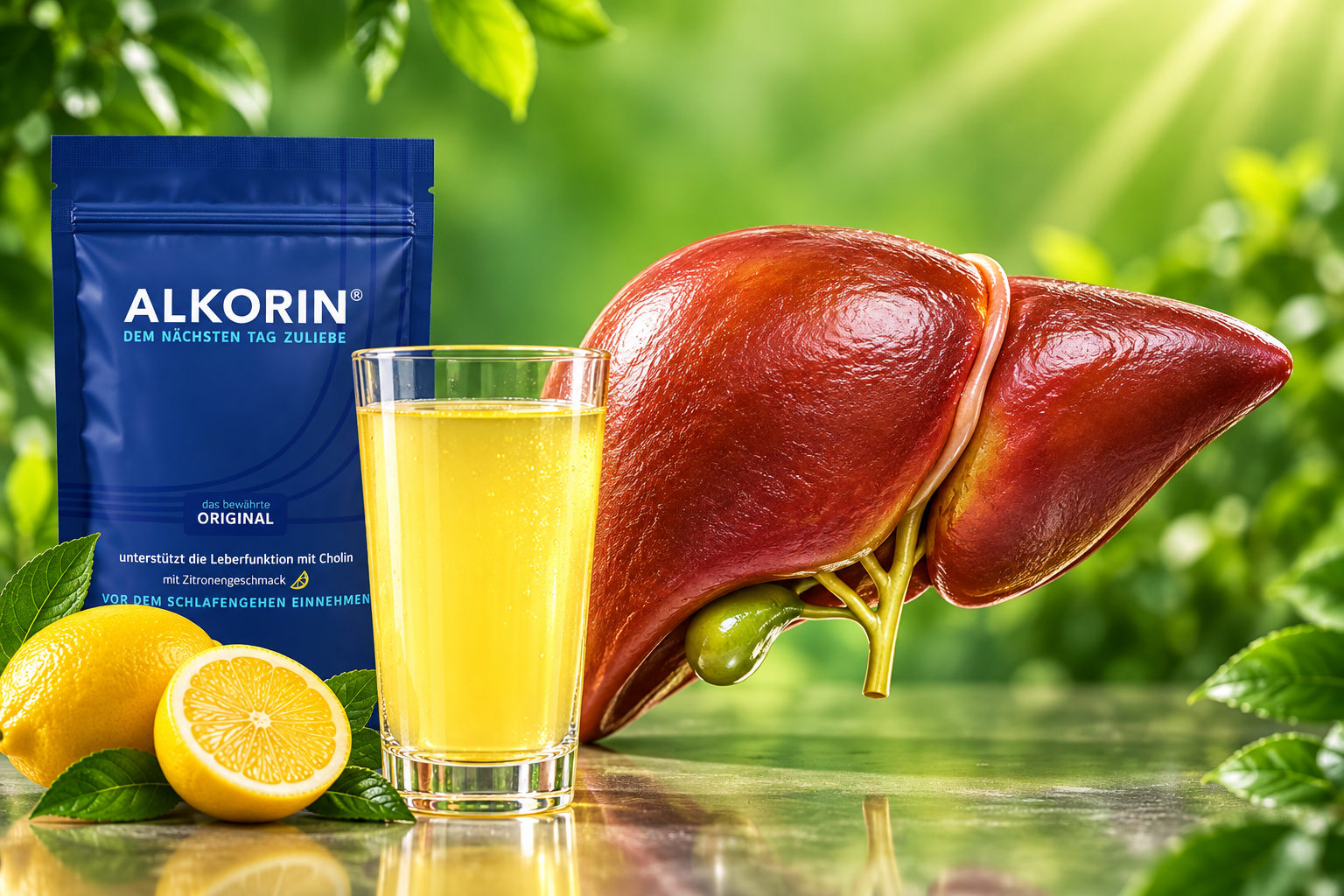 Nachher: Unterstützung der Leberfunktion mit ALKORIN® und Cholin